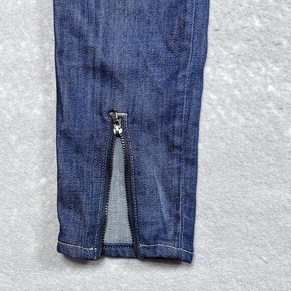 HUDSON Juliette Jeans Womens Size 27 Blue Refine Super Skinny Jeans Zip Front - Picture 5 of 15